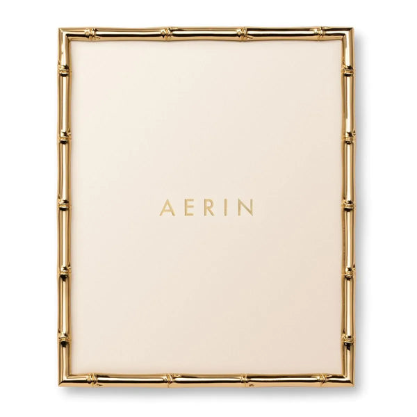 Load image into Gallery viewer, AERIN Ava Bamboo Frame 8 x 10, Gold
