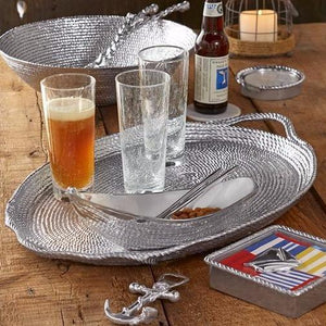 Mariposa Rope Oversized Oval Tray