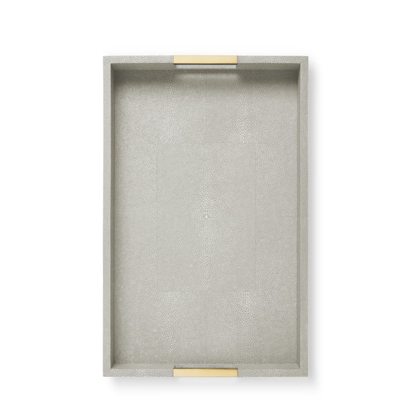 Load image into Gallery viewer, AERIN Modern Shagreen Desk Tray - Dove

