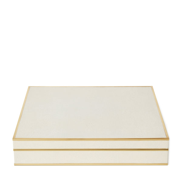 Load image into Gallery viewer, AERIN Shagreen Chess Set - Cream
