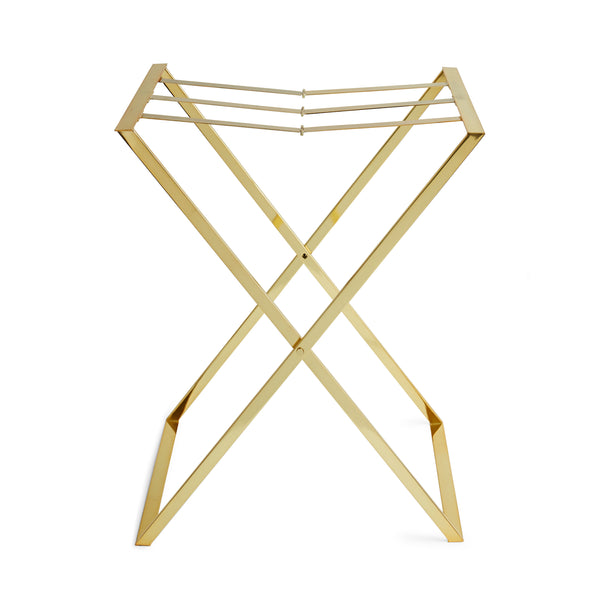Load image into Gallery viewer, AERIN Brass Butler Tray Stand
