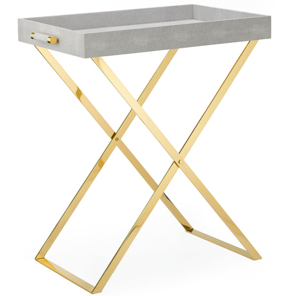 Load image into Gallery viewer, AERIN Brass Butler Tray Stand
