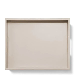 AERIN Piero Lacquer Tray, Taupe