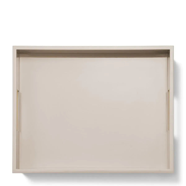 Load image into Gallery viewer, AERIN Piero Lacquer Tray, Taupe
