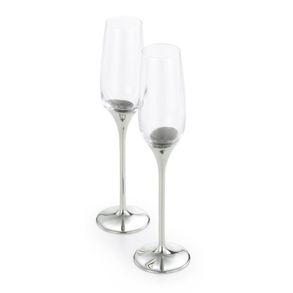 Load image into Gallery viewer, Royal Selangor Domaine Champagne Flute Pair
