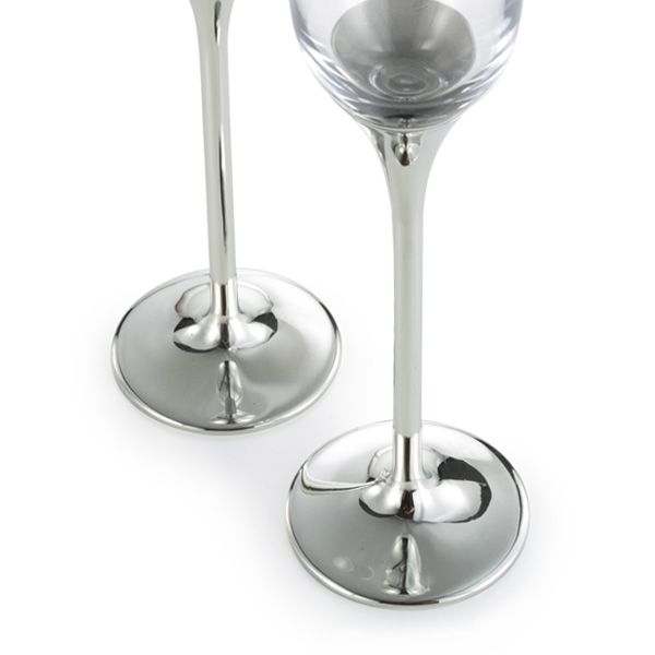 Load image into Gallery viewer, Royal Selangor Domaine Champagne Flute Pair
