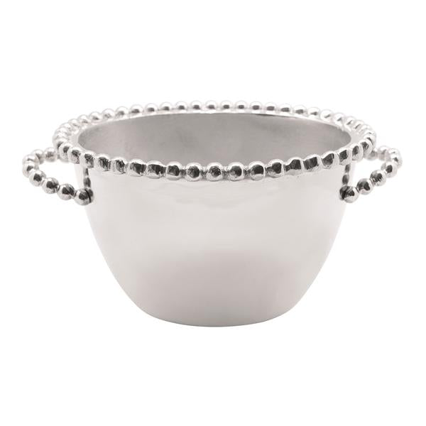 Load image into Gallery viewer, Mariposa Pearled Oval Small Ice Bucket
