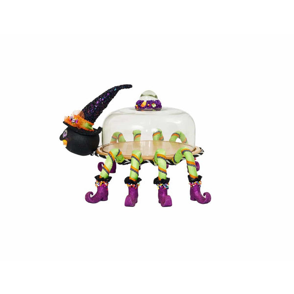 Load image into Gallery viewer, Katherine's Collection Spinderella Spider Server with Cloche
