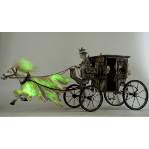 Katherine's Collection Ghostly Horse Drawn Carriage