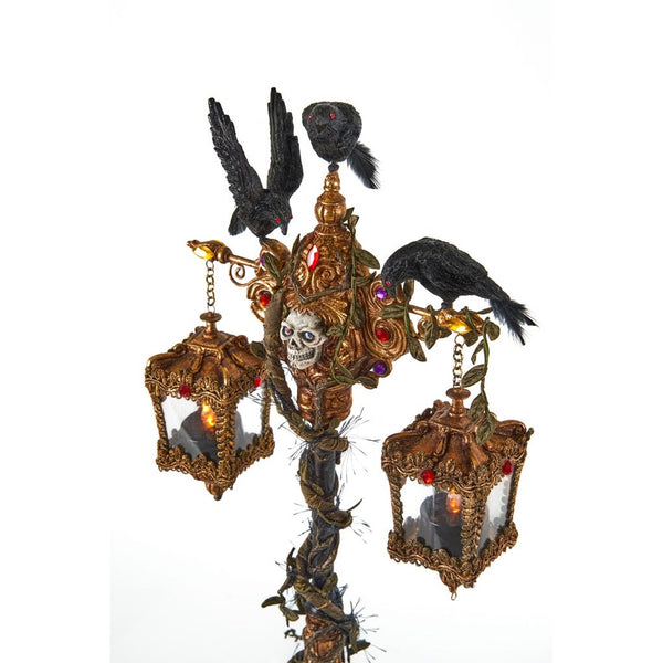 Load image into Gallery viewer, Katherine&#39;s Collection Gone Batty Lantern With Crow
