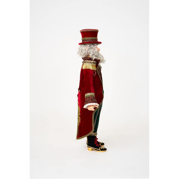 Load image into Gallery viewer, Katherine's Collection Twelve Days Ringmaster Santa 24-Inch
