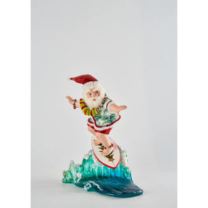 Katherine's Collection Surfing Santa