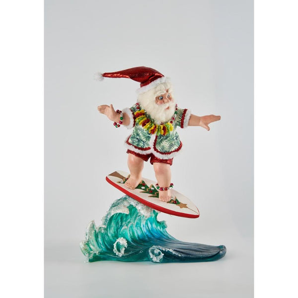 Load image into Gallery viewer, Katherine's Collection Surfing Santa
