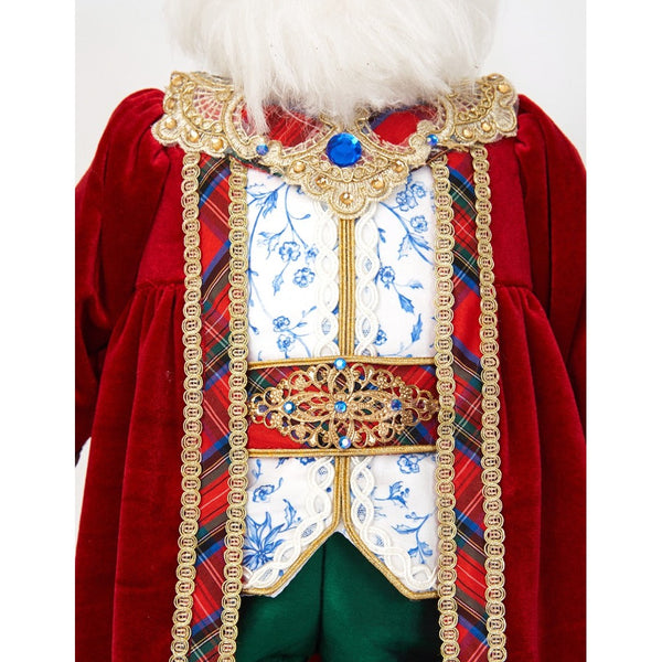 Load image into Gallery viewer, Katherine's Collection Chinoiserie Santa Doll 24-Inch
