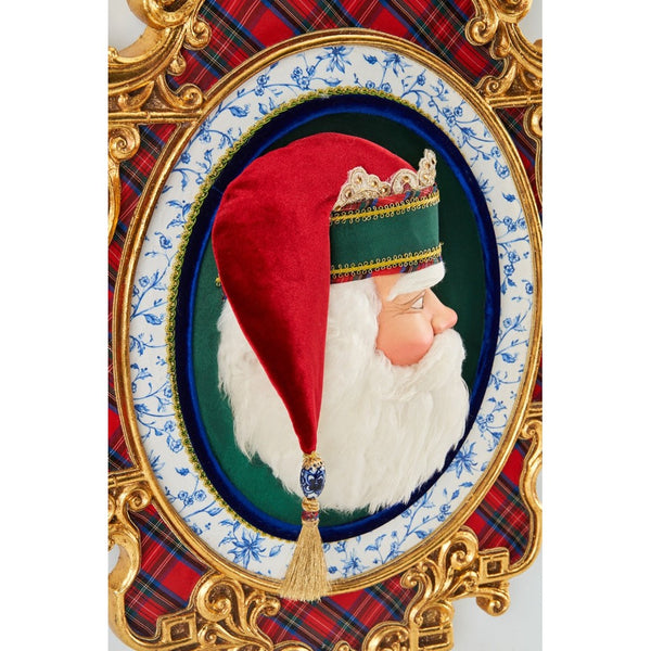 Load image into Gallery viewer, Katherine&#39;s Collection Chinoiserie Santa Wall Piece
