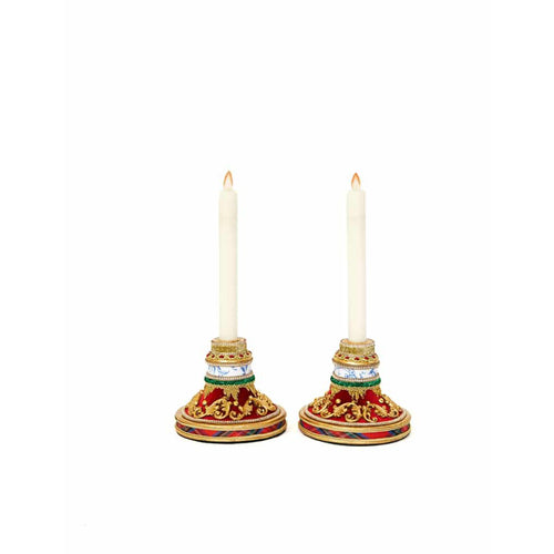 Katherine's Collection Chinoiserie Candle Sticks Set of 2