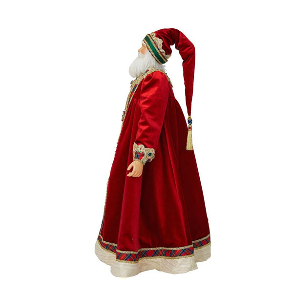 Load image into Gallery viewer, Katherine&#39;s Collection Chinoiserie Santa Gold Doll
