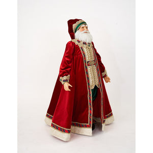 Katherine's Collection Chinoiserie Santa Gold Doll