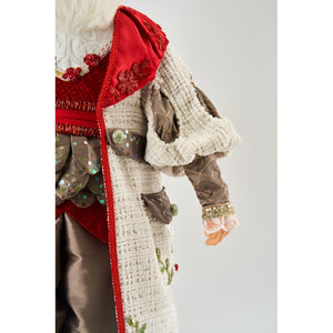 Katherine's Collection Mistletoe Magic Santa Doll 24-Inch