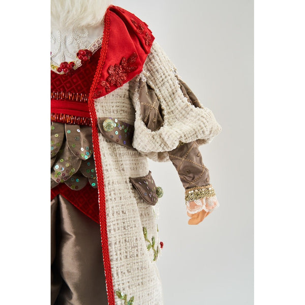 Load image into Gallery viewer, Katherine&#39;s Collection Mistletoe Magic Santa Doll 24-Inch
