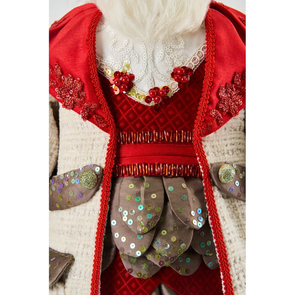 Load image into Gallery viewer, Katherine's Collection Mistletoe Magic Santa Doll 24-Inch
