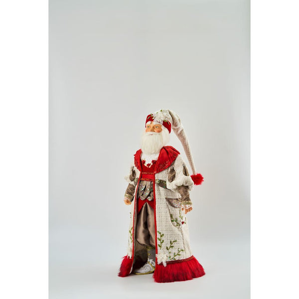 Load image into Gallery viewer, Katherine's Collection Mistletoe Magic Santa Doll 24-Inch
