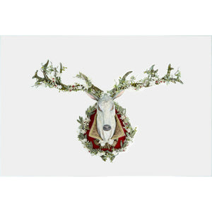 Katherine's Collection Mistletoe Magic Deer Wall Plaque