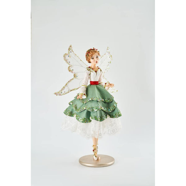 Load image into Gallery viewer, Katherine&#39;s Collection Mary Noelle Standing Mistletoe Magic Fairy Doll
