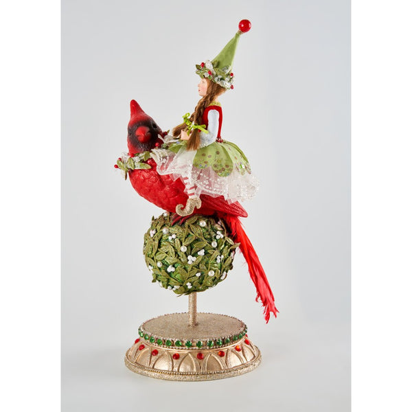 Load image into Gallery viewer, Katherine&#39;s Collection Clara the Gnome and Cardinal
