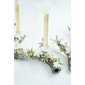 Katherine's Collection Mistletoe Magic Antler Candleholder Set of 2