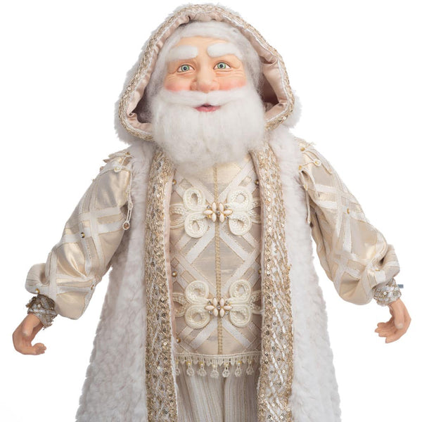 Load image into Gallery viewer, Katherine's Collection Joyous St. Nick 24-Inch Santa Doll
