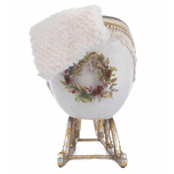 Load image into Gallery viewer, Katherine's Collection Comfort And Joy Sleigh (with Faux Fur Blanket)
