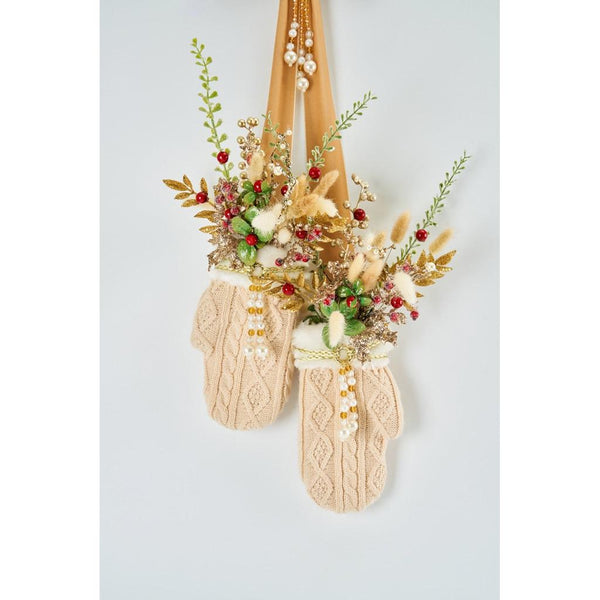 Load image into Gallery viewer, Katherine's Collection Comfort and Joy Mitten Wallhanging
