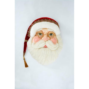 Katherine's Collection All the Trimmings Santa Wall Mask