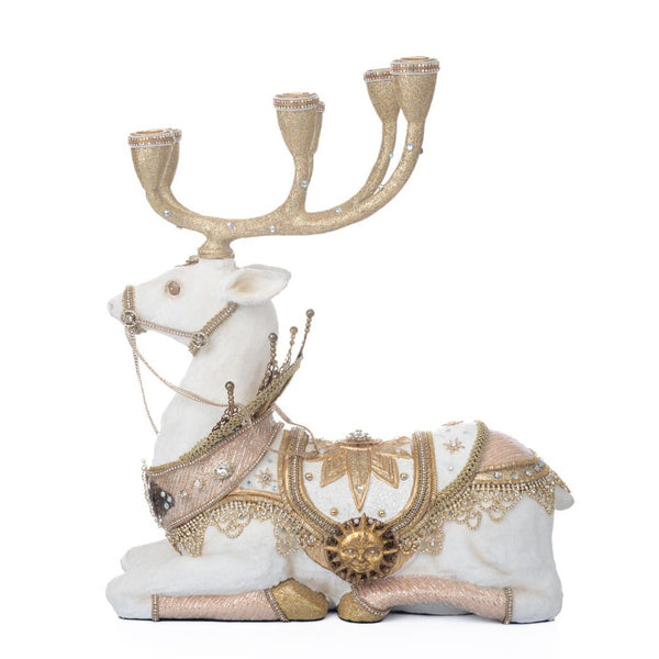 Load image into Gallery viewer, Katherine&#39;s Collection Celestial Deer Candle Holder
