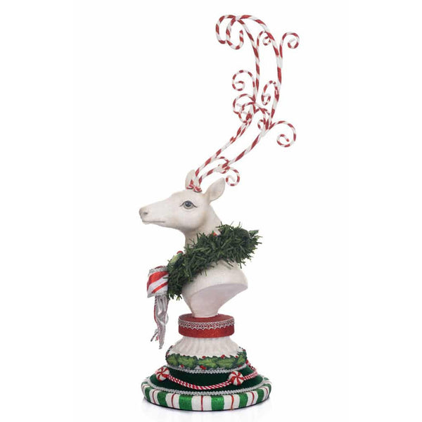 Load image into Gallery viewer, Katherine&#39;s Collection Peppermint Palace Deer Head with Wreath
