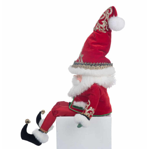 Load image into Gallery viewer, Katherine&#39;s Collection Christmas in the City Chubby Santa Lanky Leg
