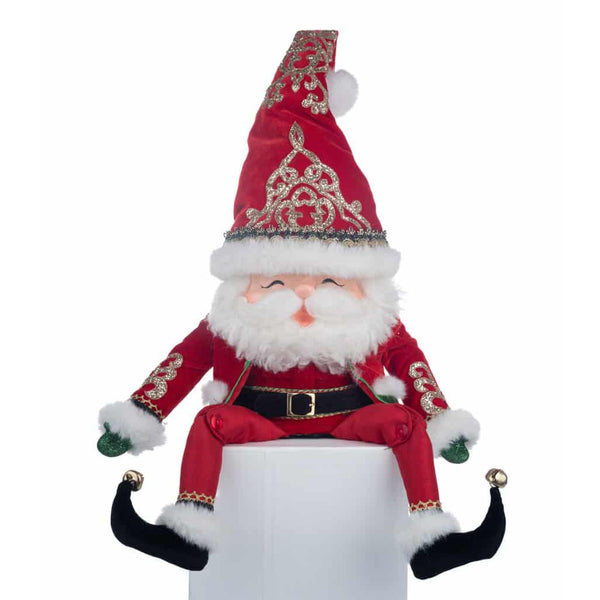 Load image into Gallery viewer, Katherine&#39;s Collection Christmas in the City Chubby Santa Lanky Leg
