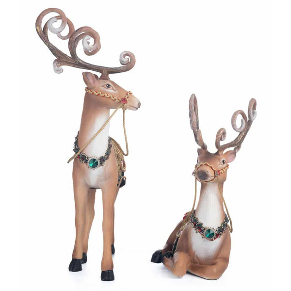 Load image into Gallery viewer, Katherine&#39;s Collection Christmas in the City Reindeer, Set of 2
