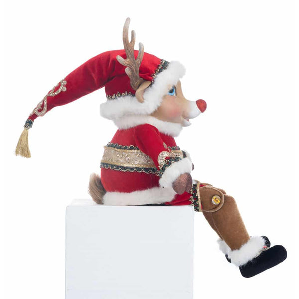 Load image into Gallery viewer, Katherine&#39;s Collection Christmas in the City Reindeer Lanky Leg
