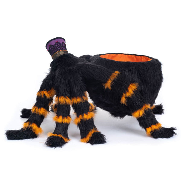Load image into Gallery viewer, Katherine&#39;s Collection Halloween Hollow Fluffy Spider Bowl
