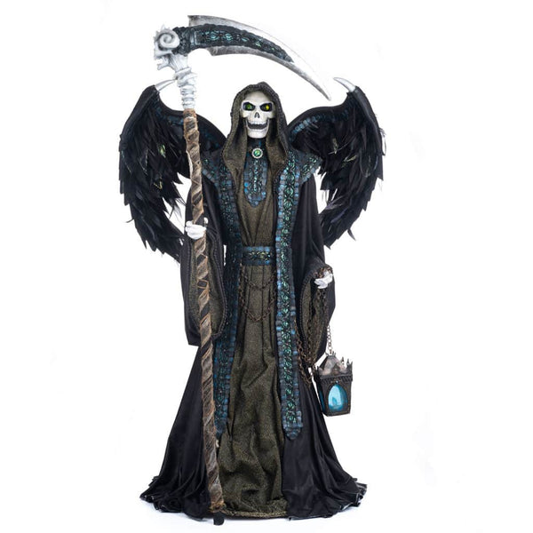 Load image into Gallery viewer, Katherine&#39;s Collection Thanatos The Grim Reaper Doll 32-Inch
