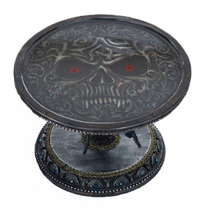 Katherine's Collection Seers and Takers Skull Cake Plate