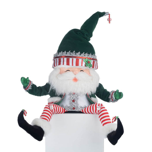Load image into Gallery viewer, Katherine&#39;s Collection Peppermint Palace Chubby Santa Lanky Leg
