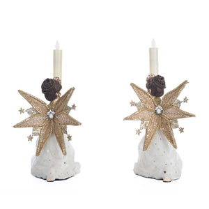 Katherine's Collection Celestial Angel Candle Holders Set of 2
