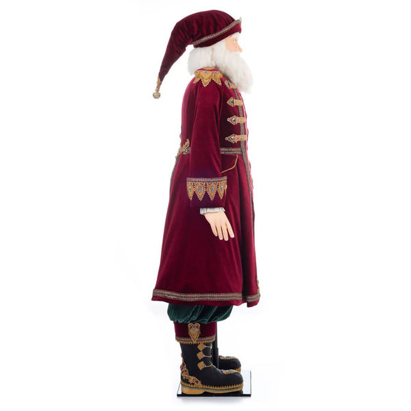 Load image into Gallery viewer, Katherine&#39;s Collection Sugar Plum Santa Life Size Doll
