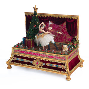Katherine's Collection Nutcracker Dancing Hinged Box
