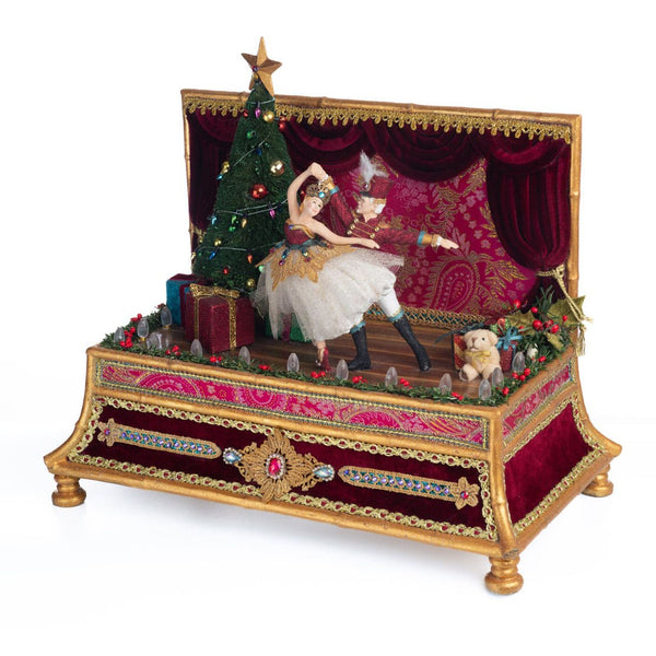 Load image into Gallery viewer, Katherine&#39;s Collection Nutcracker Dancing Hinged Box
