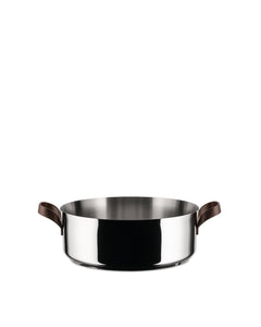 Alessi Edo Low Casserole With Two Handles Cm 24 || Inch 9½