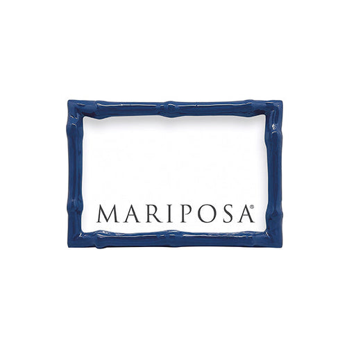 Mariposa Bamboo Blue 4x6 Frame